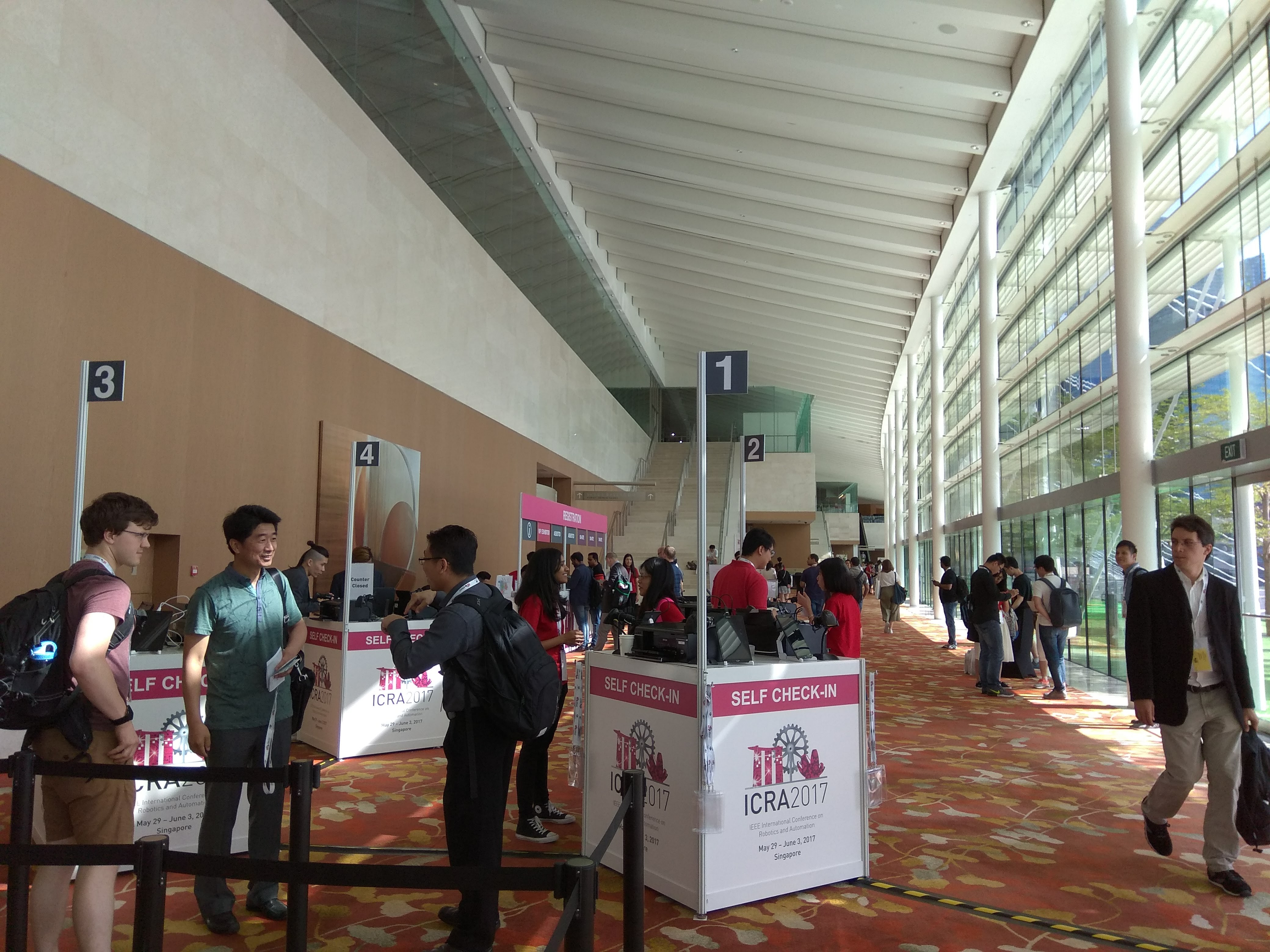 Registration Desk of ICRA 2017